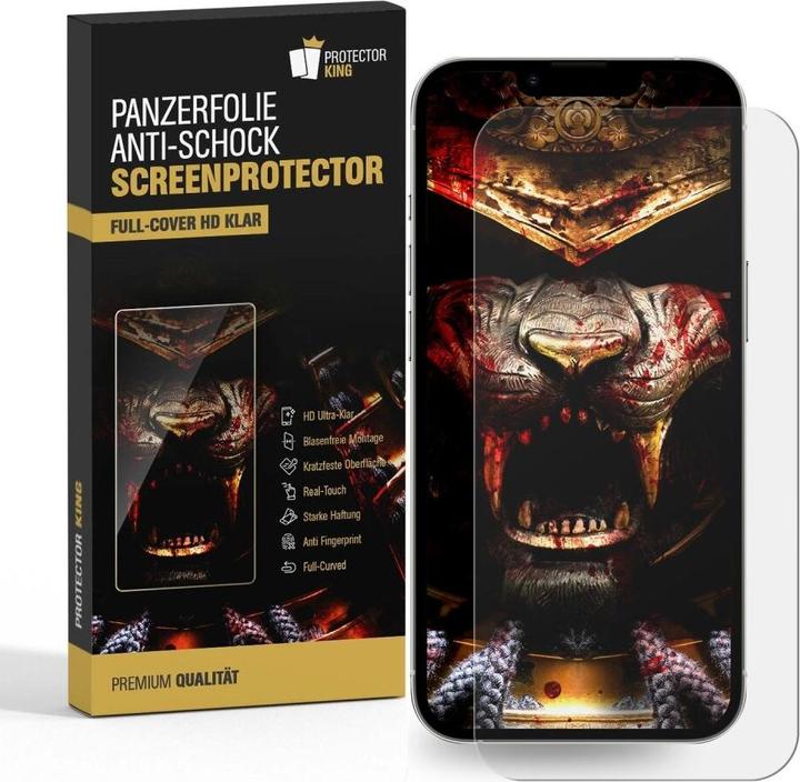 Produktbild Protectorking 4x 9H Panzerglas flexibel HD Klar (4 Stück, Apple iPhone 15 Plus)
