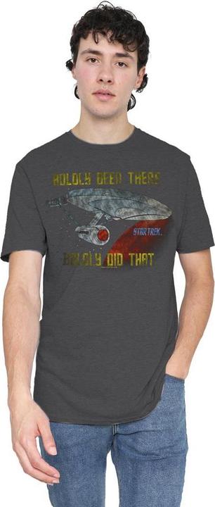 Actual product image Unisex Adult Boldly Did That T-Shirt (L)