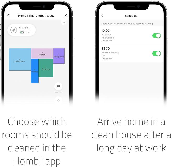 Produktbild Hombli Smart Robot Vacuum (Saugwischroboter)