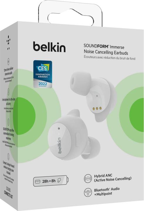 Produktbild Belkin Soundform Immerse (ANC, 36 h, Kabellos)