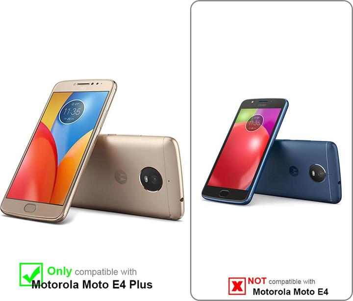Produktbild Cadorabo Book Invisible Magnet Cover (Motorola Moto E4 Plus)