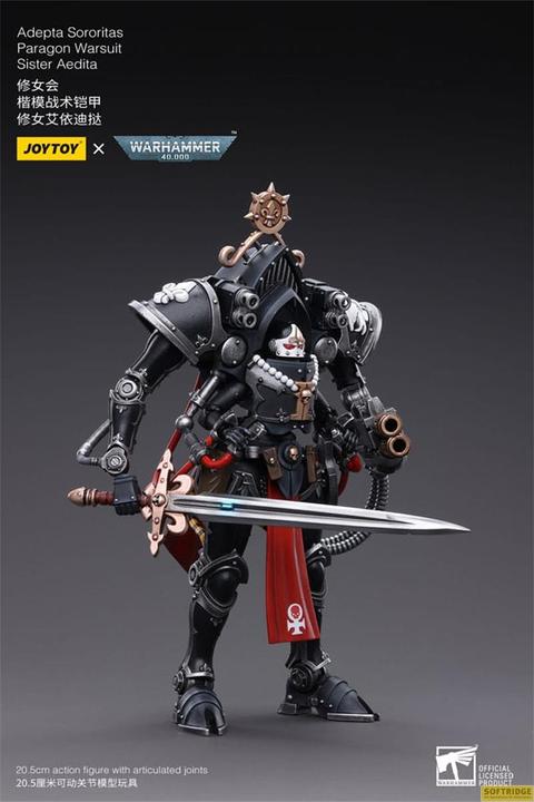 Produktbild Joy Toy Warhammer 40k Actionfigur 1/18 Adepta Sororitas Paragon Warsuit Sister Aedita 12 cm