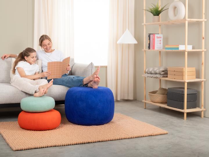 Actual product image Myfelt Colour Poufs Fine cushion