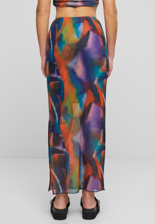 Actual product image Urban Classics Ladies AOP Mesh Tube Skirt - 159451 (XL)