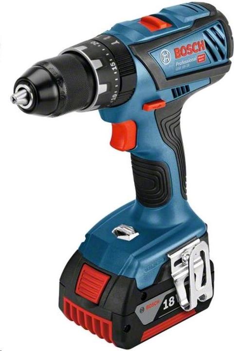 Produktbild Bosch Professional Akku-Schlagbohrschrauber GSB 18V-28, 2 Akku GBA 18V, Schnellladege. GAL 18V-40 (Akkubetrieb)
