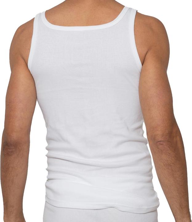 Image du produit Ammann Lot de 4 maillots de corps / débardeurs à fines côtes en coton organique (M)