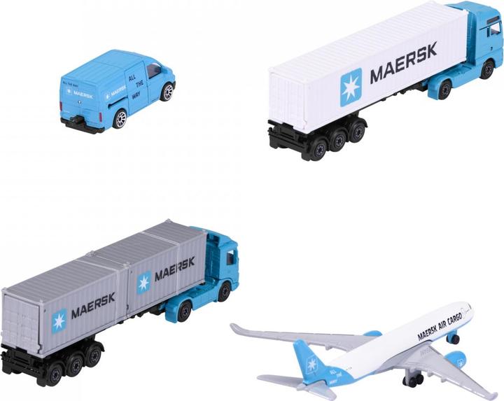 Produktbild Majorette MAERSK Transport Vehicles, 3-asst.