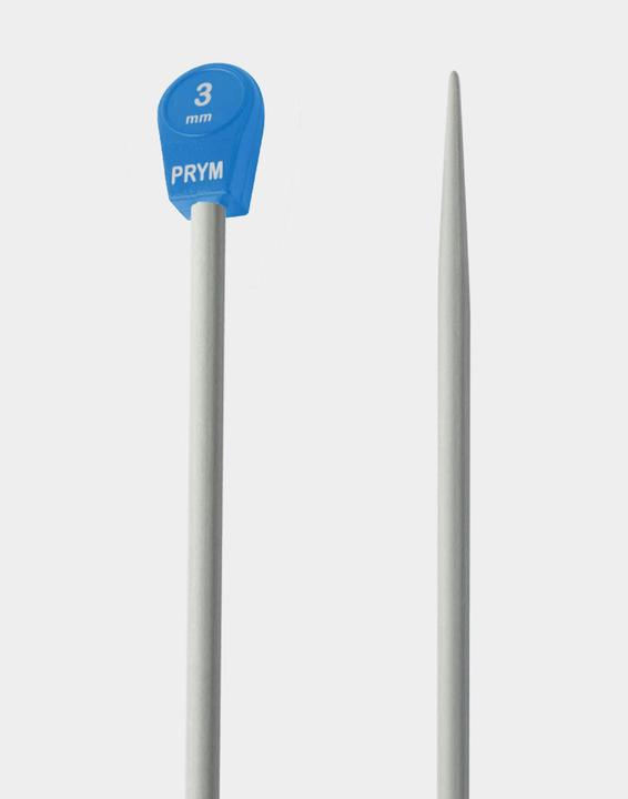 Immagine prodotto Prym Aghi per maglieria 3.00 mm, alluminio, 2 pezzi, grigio