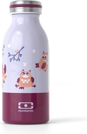 Actual product image Monbento Cooly thermos flask, Graphic Owly (0.35 l)