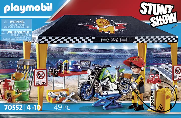 Actual product image Playmobil Stunt show workshop tent (70552, Playmobil stunt show)