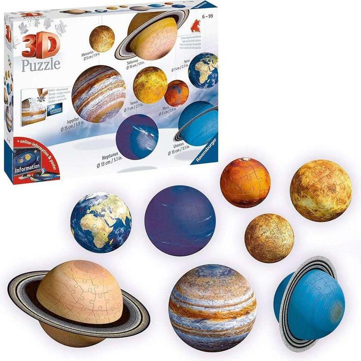 Produktbild Ravensburger 3D Sonnensystem (540 Teile)