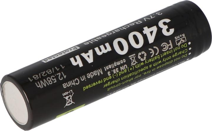 Produktbild Soshine Akku 18650 68,2x18,45mm PCB geschützt Panasonic Zelle (1 Stk., 18650, 3400 mAh)