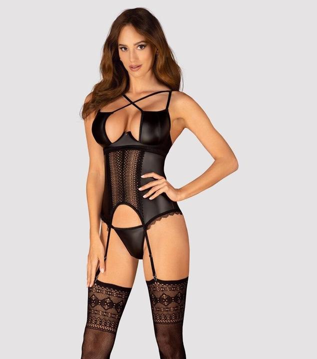 Actual product image Obsessive Norides Corset & Thong M/L (M/L)