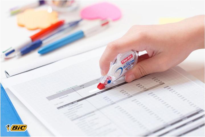 Actual product image Bic Correction tape Mini Pocket Mouse 5 mm x 6 m, in a pack of 10. 512085