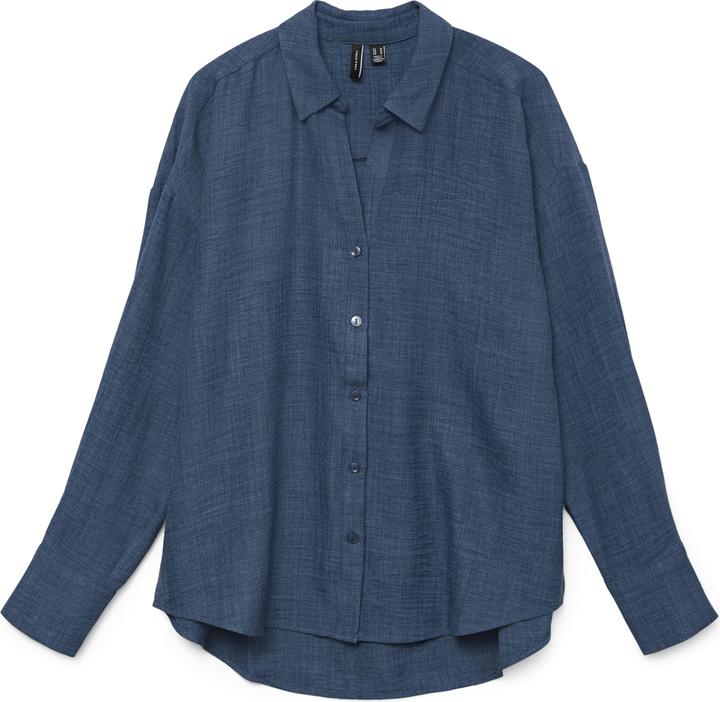 Vero Moda Vmmelaney Queeny Ls Shirt Wvn Noos
