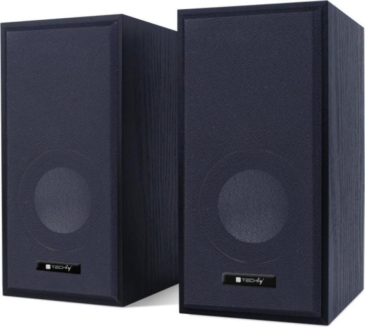 Actual product image Techly Wooden Speaker Set for Notebook