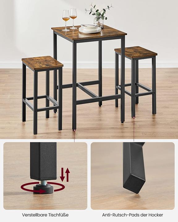 Image du produit Vasagle Havanna Set (60 x 60 x 90 cm)