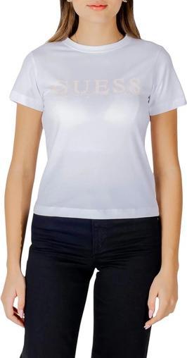 Guess Damen T-Shirt Kamelia T-Shirt Weiss