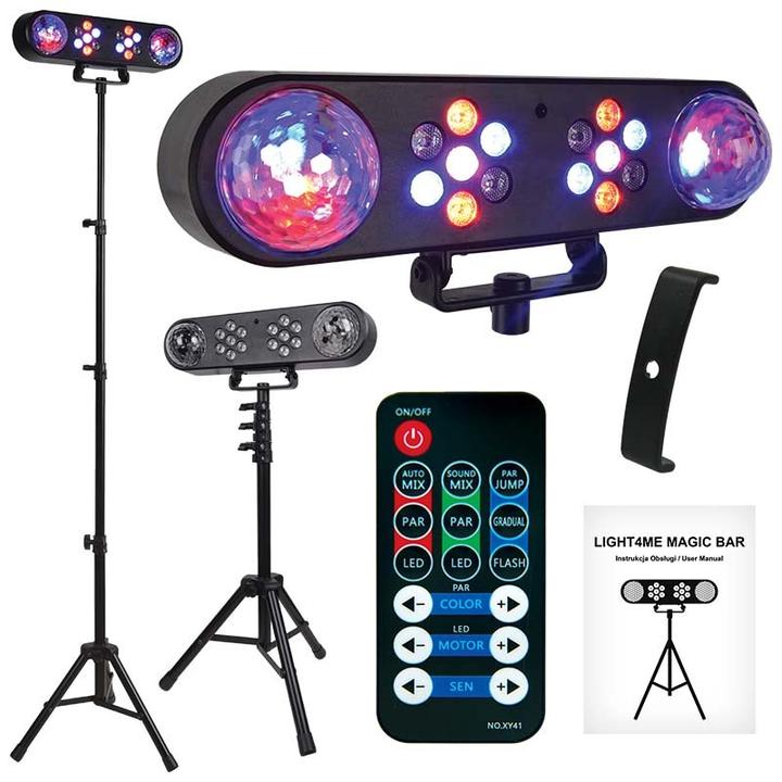 Image du produit Light4Me MAGIC BAR Discokugel LED PAR Effekt + Ständer