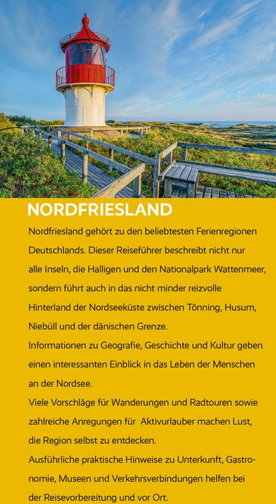 Image du produit Reiseführer Nordfriesland (Allemand, Bürte Lachenmann, 2024)