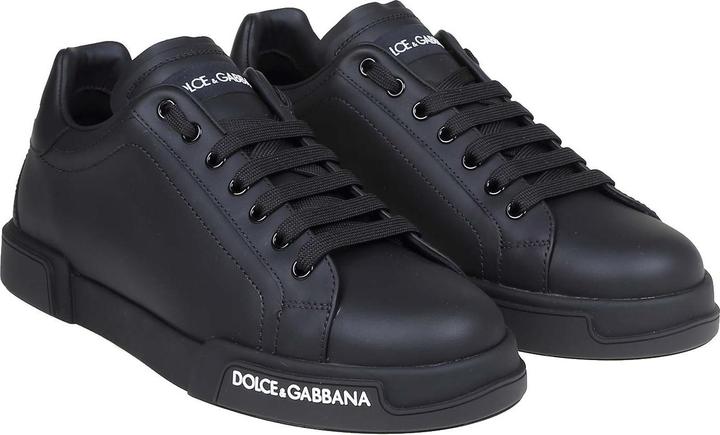 Produktbild Dolce & Gabbana portofino sneakers in black nappa (40)