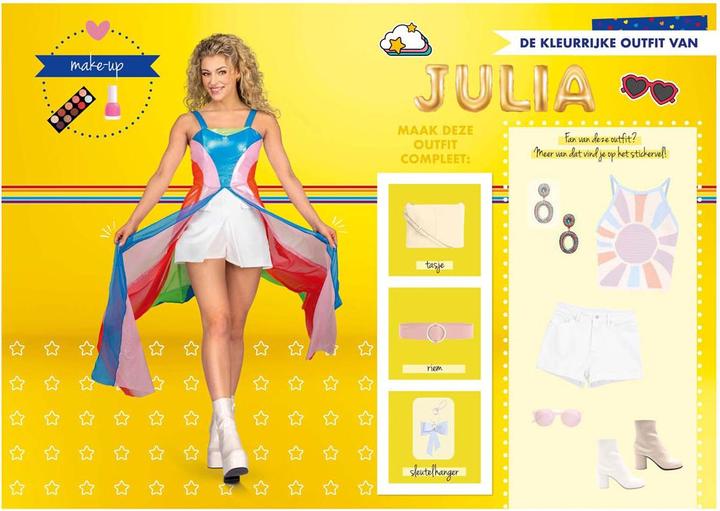 Actual product image K3 Outfit sticker book