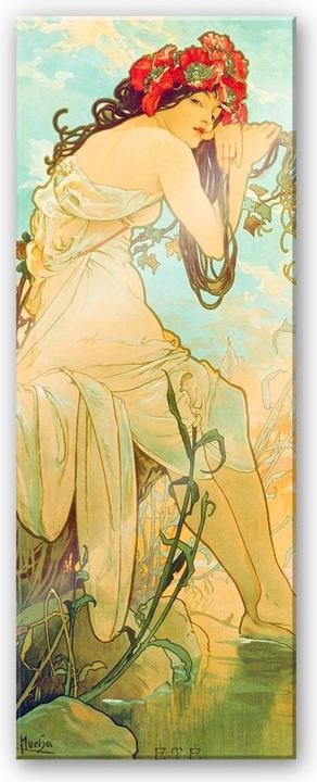Image du produit Trenddeko Mucha - Les saisons : L'été 1900 (60 x 150 cm)