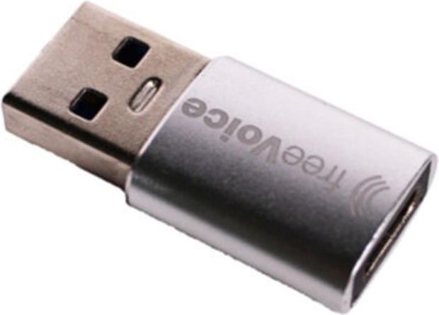 Actual product image FreeVoice Connect 101 USB adapter (USB-C socket ->USB-A plug)