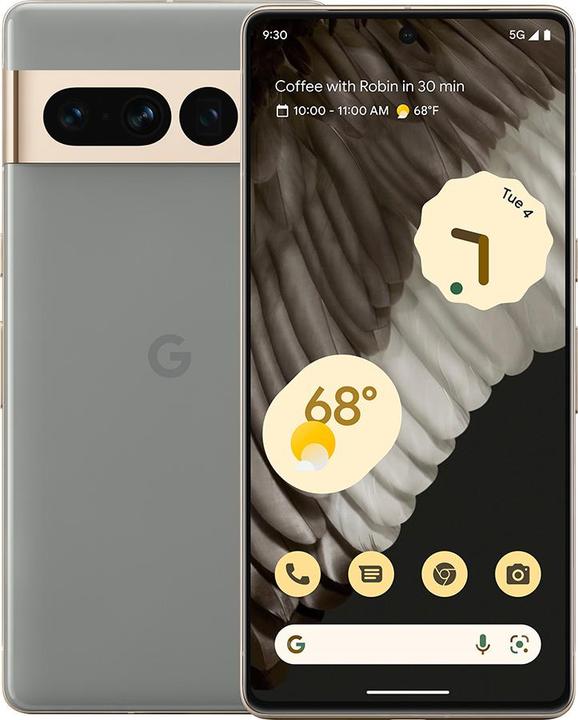 Google Pixel 7 Pro (256 GB, Hazel, 6.70", SIM + eSIM, 50 Mpx, 5G)