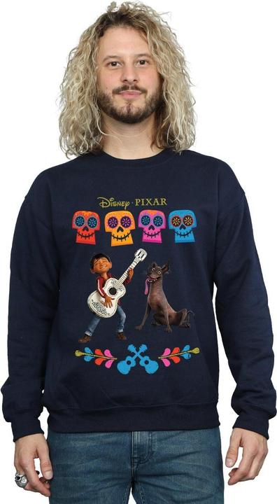 Actual product image Disney Mens Coco Miguel Logo Sweatshirt (L)