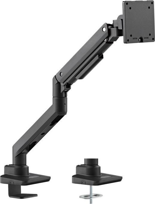 Produktbild Goobay Single-Monitorhalterung Gaming mit Gasdruckfeder, schwarz (Tisch, 49")