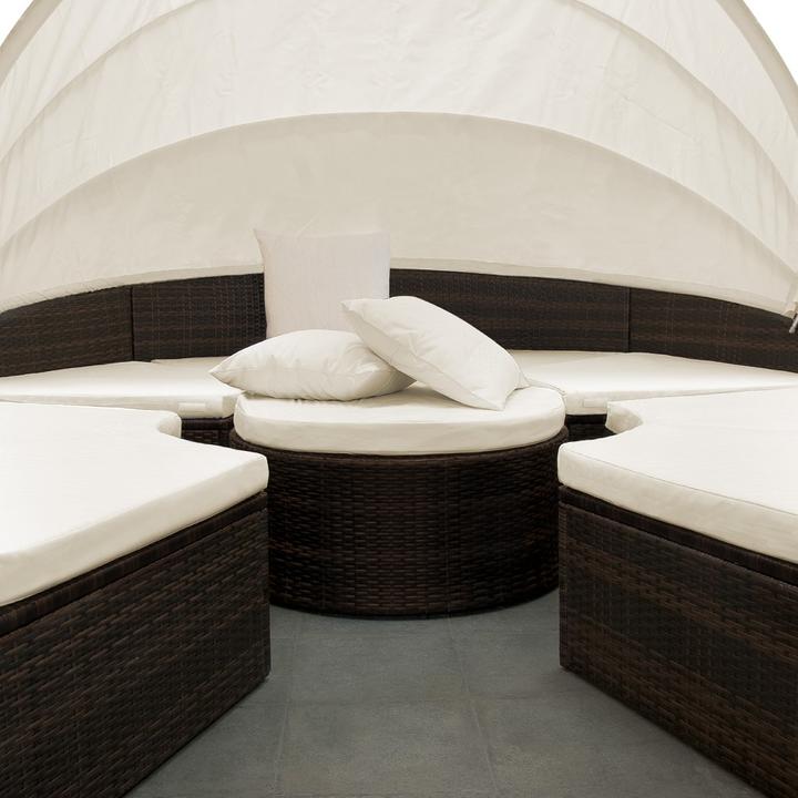 Produktbild Casaria Poly Rattan Sonneninsel