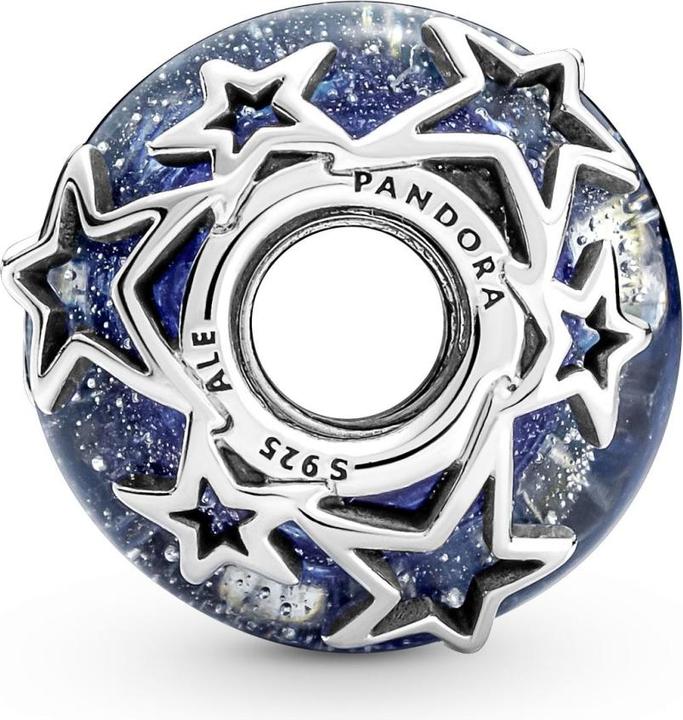 Image du produit Pandora Galaxie bleue & étoiles Murano Charms/Beads (Argent 925)