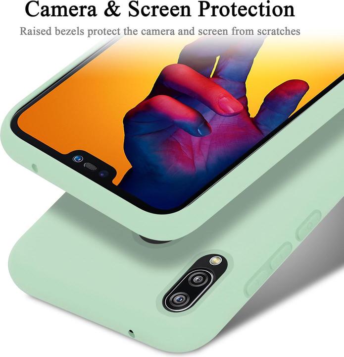 Actual product image Cadorabo TPU Liquid Silicone Case Cover (Huawei Nova 3E, Huawei P20 Lite)