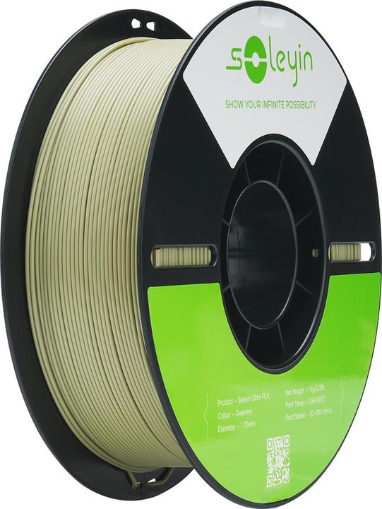 Produktbild Creality Filament Soleyin Ultra-PLA Grün 1.75 mm 1.29 kg (PLA, 1.75 mm, 1290 g, Grün)