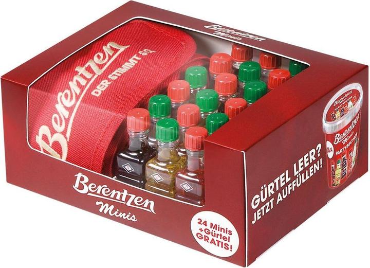 Actual product image Berentzen Shot belt with Pet Shot bottles (24 x 2 cl)