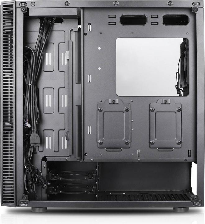 Actual product image Cooltek Go Four Midi Tower RGB Black ATX/M-ATX/ITX - Midi/Minitower - ATX (ATX, Mini-ATX, ITX)