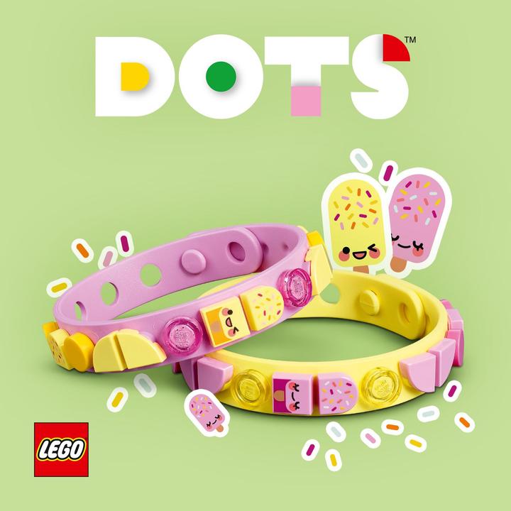 Actual product image LEGO Ice Cream Friendship Bracelets (41910, LEGO Dots)