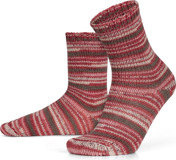 Actual product image Normani 2 Paar Gestrickte Wollsocken Bunt-geringelt (pack of 2, 43 - 46)