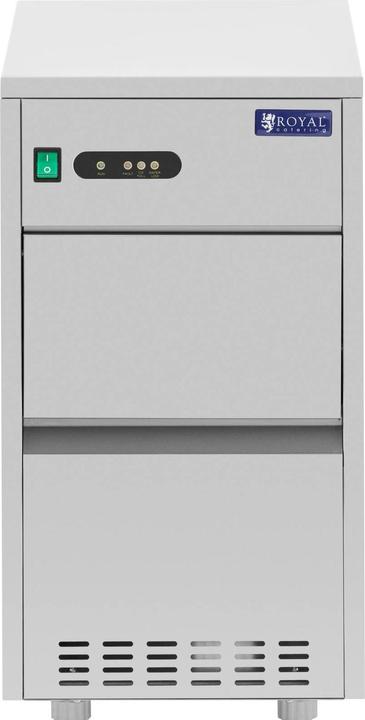 Produktbild Royal Catering Gastro Eiswürfelmaschine Eiswürfelbereiter Icecubemaker 20kg/24h Edelstahl