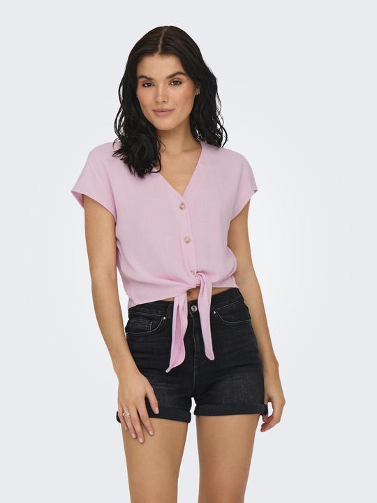 Image du produit Only Onlsiesta Ss Knot Lin Bl Shirt Pnt Noos (S)