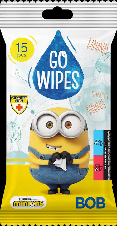 Produktbild Gowipes Wet Wipes Antibact Minions 15pcs (36 Stück)