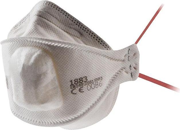 Immagine prodotto 3M Maschera antiparticolato FFP3 tipo IIR con valvola di espirazione coperta 1883SV+ (FFP3 NR D, 8 x)