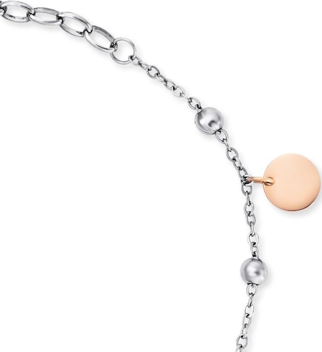 Actual product image Engelsrufer Anklet Little Joy Bicolor (Stainless steel, Perle, 27 cm)