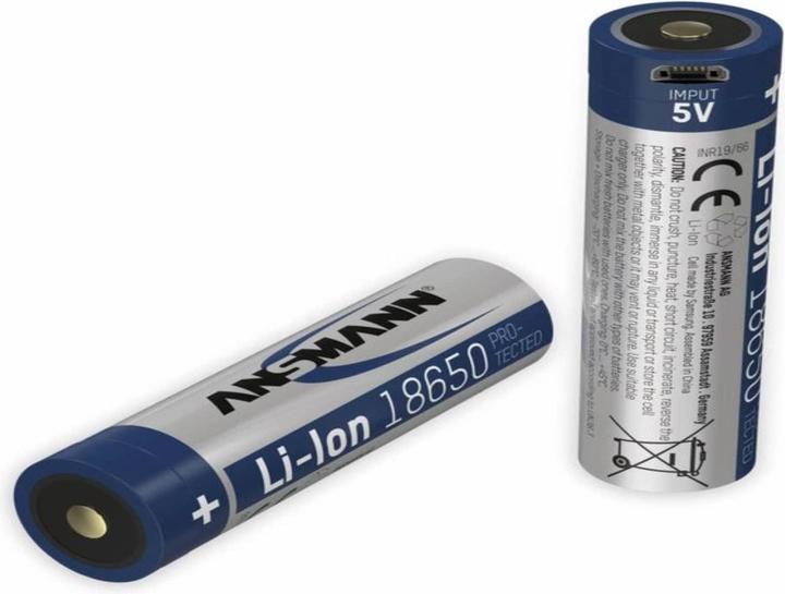 Actual product image Ansmann Li-Ion battery 18650 (1 pcs., 18650, 3400 mAh)