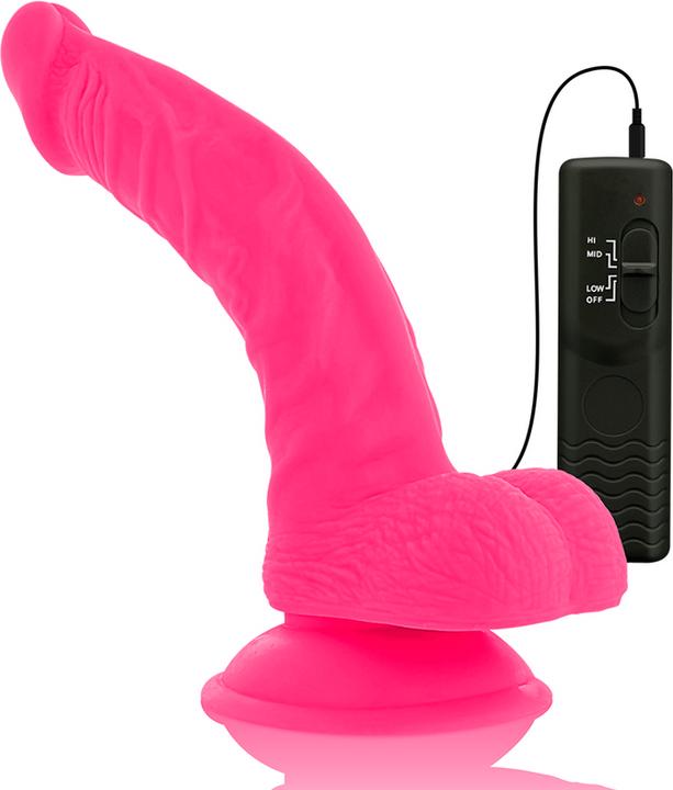 Produktbild Diversia Flexibler Vibrierender Dildo 21,5 cm - Lila