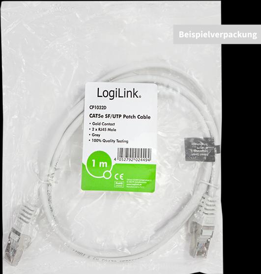 Produktbild LogiLink Netzwerkkabel (SF/UTP, CAT5e, 10 m)
