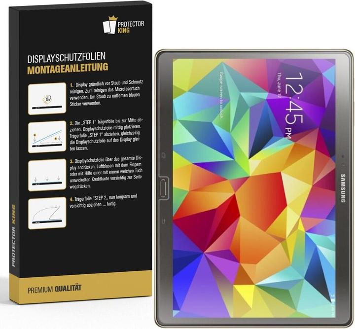 Actual product image Protectorking 3x Panzerfolie Anti-Shock HD Klar (3 Piece, Galaxy Tab S 10.5)