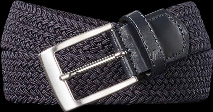 Actual product image Alberto Basic Braided Belt Navy (100)