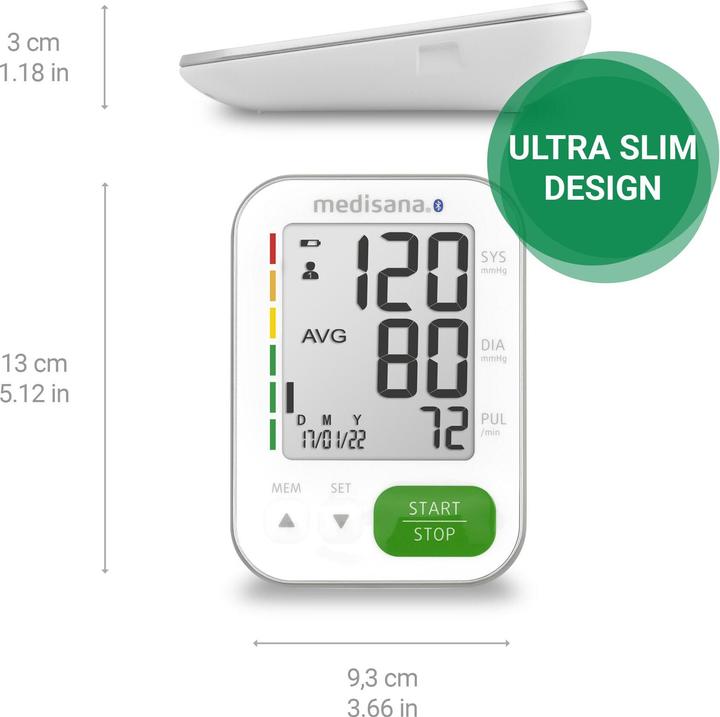 Actual product image Medisana BU 570 (Blood pressure monitor upper arm)